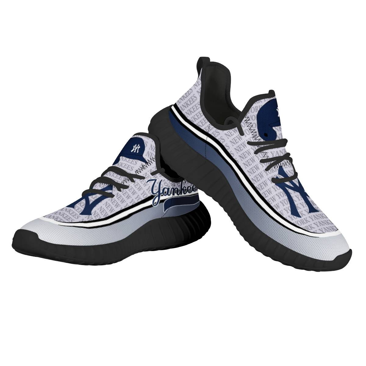 Men's MLB New York Yankees Mesh Knit Sneakers/Shoes 008
